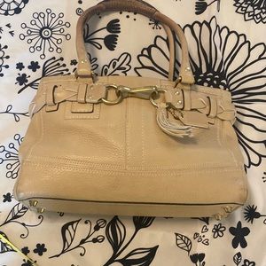 Coach Hampton Pebbled Leather Bag